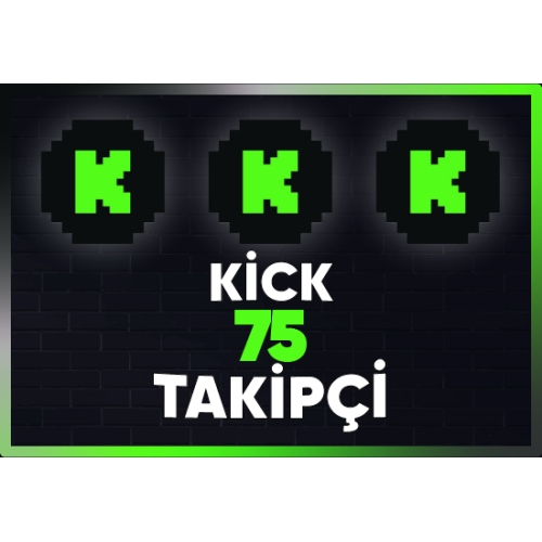 ⚡  GARANTİLİ  KİCK 75 TAKİPÇİ ⚡